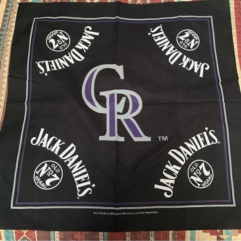 Colorado Rockies Jack Daniel’s Bandanna